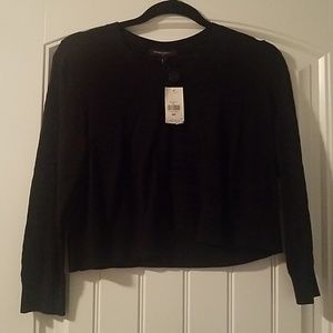 Black Cropped Banana Republic Cardigan